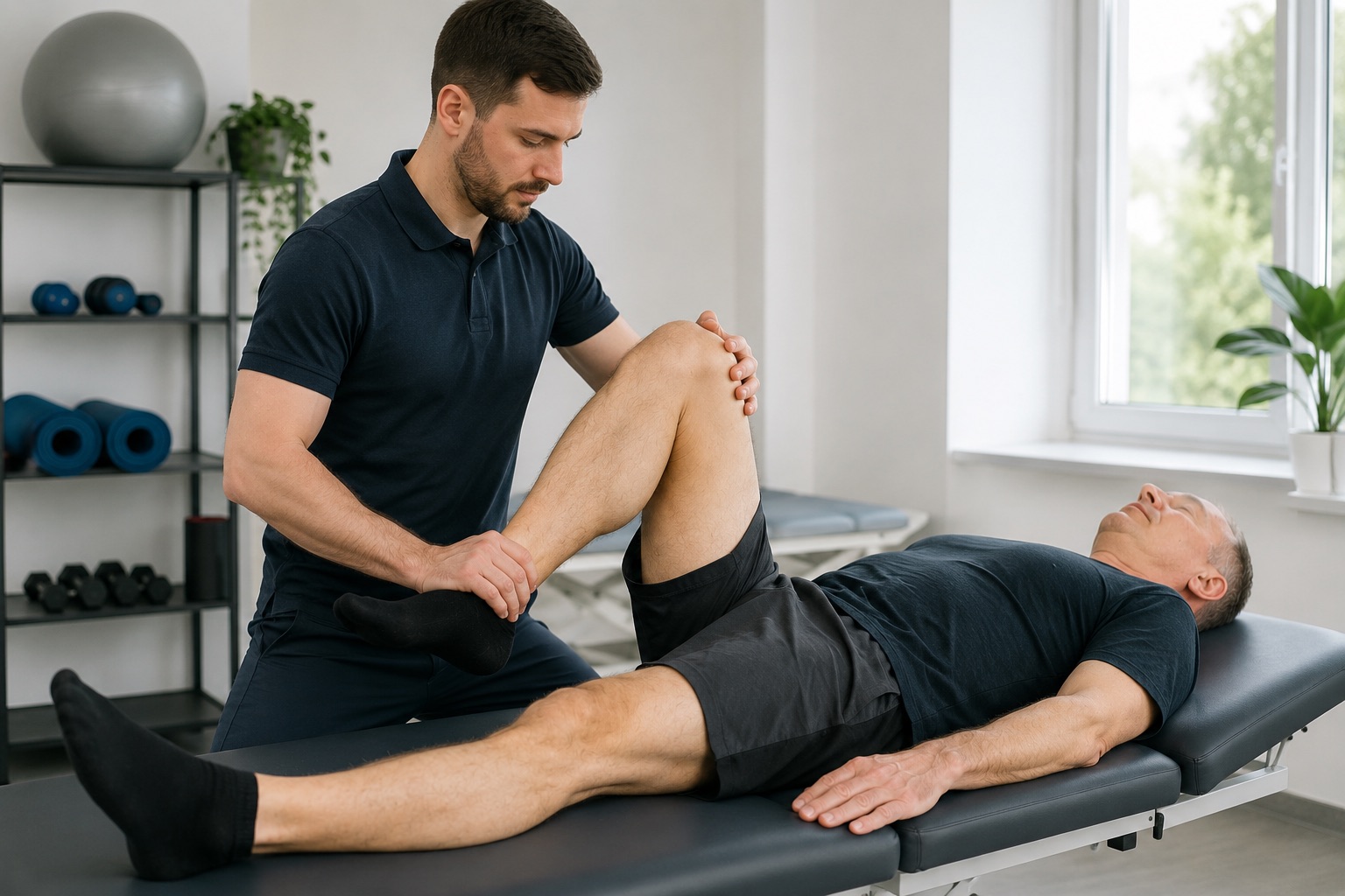 Bolečina v sprednjem delu kolena: vzroki in fizioterapevtska rehabilitacija